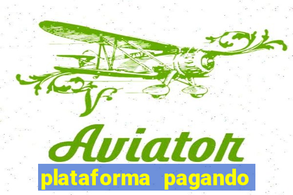 plataforma pagando bonus no cadastro